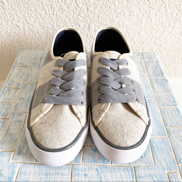 SPERRY Pier View Striped Wool Lace Up Sneaker NEW - Picture 2 of 9